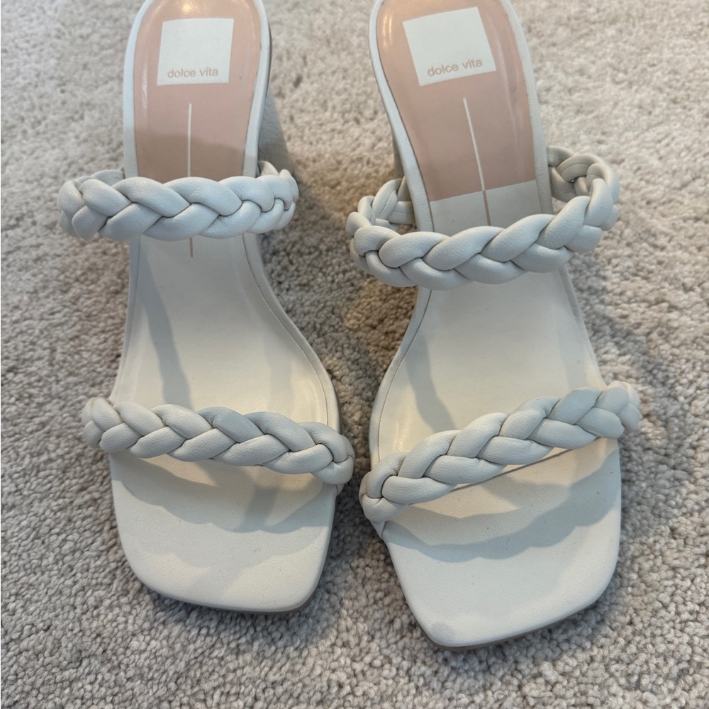 Dolce Vita Women's Braided Strap Sandals - Cream
